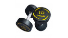 Комплект полиуретановых гантелей 2,5-25кг (10пар) FITEX